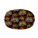 Red Tiger Tattoo Pattern Print Car Side Mirror Covers