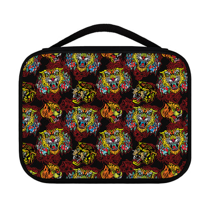 Red Tiger Tattoo Pattern Print Classic Bible Case