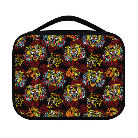 Red Tiger Tattoo Pattern Print Classic Bible Case
