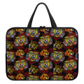 Red Tiger Tattoo Pattern Print Laptop Sleeve With Handle