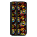 Red Tiger Tattoo Pattern Print Refrigerator Handle Covers