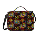 Red Tiger Tattoo Pattern Print Shoulder Strap Bible Bag