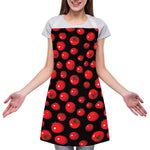 Red Tomato Pattern Print Adjustable Apron