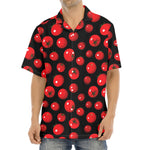 Red Tomato Pattern Print Aloha Shirt