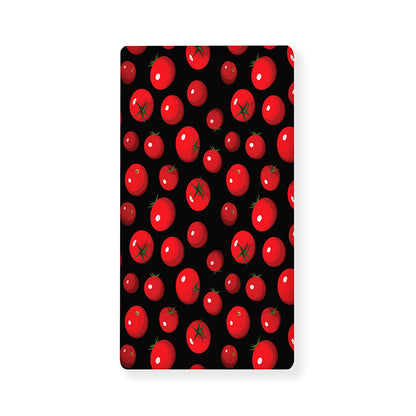 Red Tomato Pattern Print Baby Crib Sheet