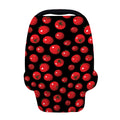 Red Tomato Pattern Print Baby Seat Cover