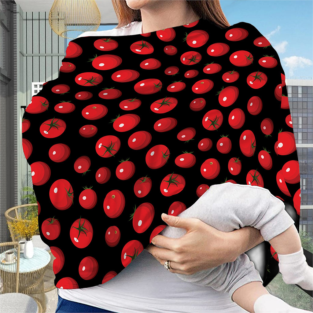 Red Tomato Pattern Print Baby Seat Cover