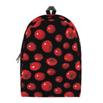Red Tomato Pattern Print Backpack