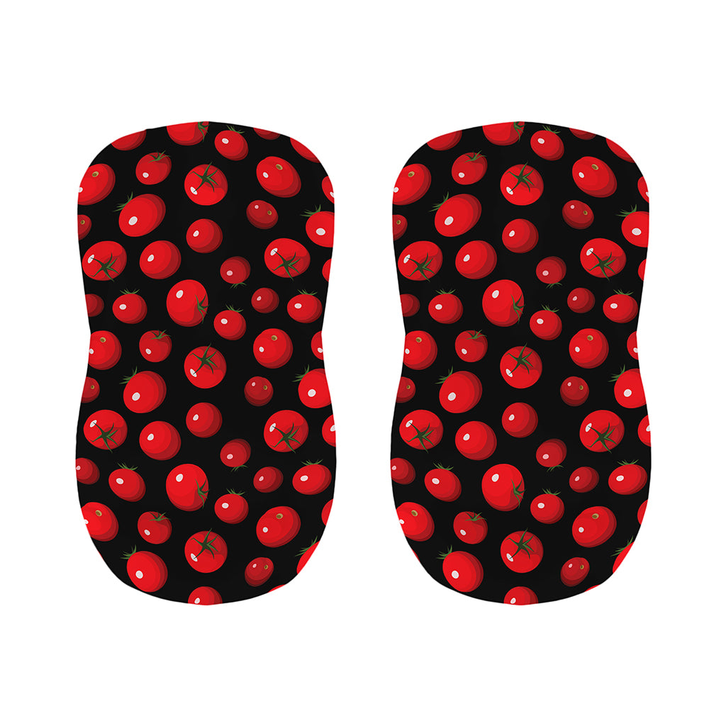 Red Tomato Pattern Print Bar Stool Covers
