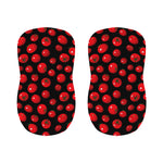 Red Tomato Pattern Print Bar Stool Covers