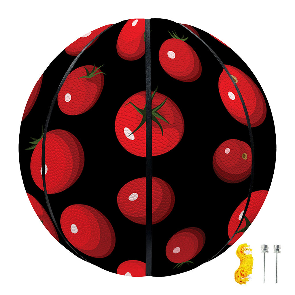 Red Tomato Pattern Print Basketball