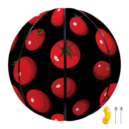 Red Tomato Pattern Print Basketball