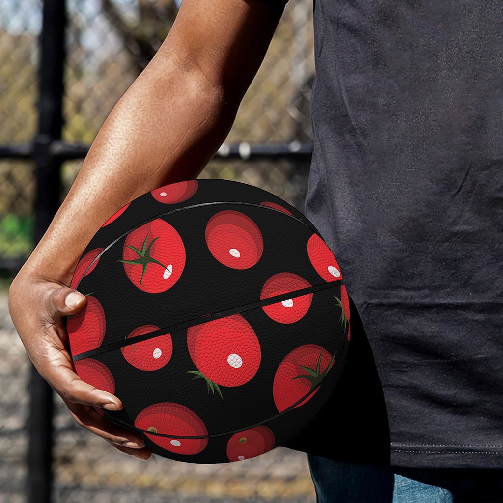 Red Tomato Pattern Print Basketball