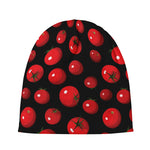 Red Tomato Pattern Print Beanie