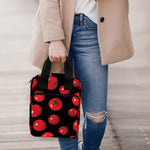 Red Tomato Pattern Print Bible Tote Bag
