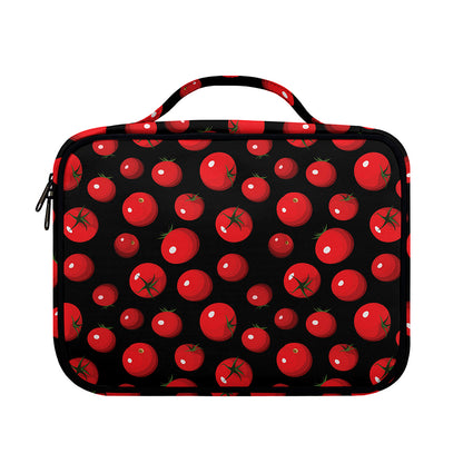 Red Tomato Pattern Print Briefcase Bible Bag