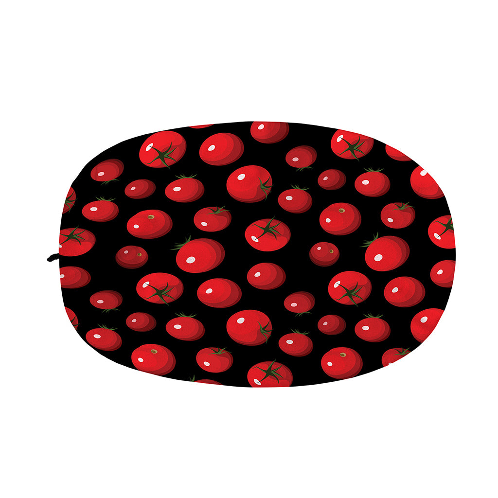 Red Tomato Pattern Print Car Side Mirror Covers
