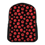 Red Tomato Pattern Print Casual Backpack