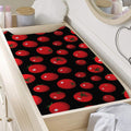 Red Tomato Pattern Print Changing Pad Cover