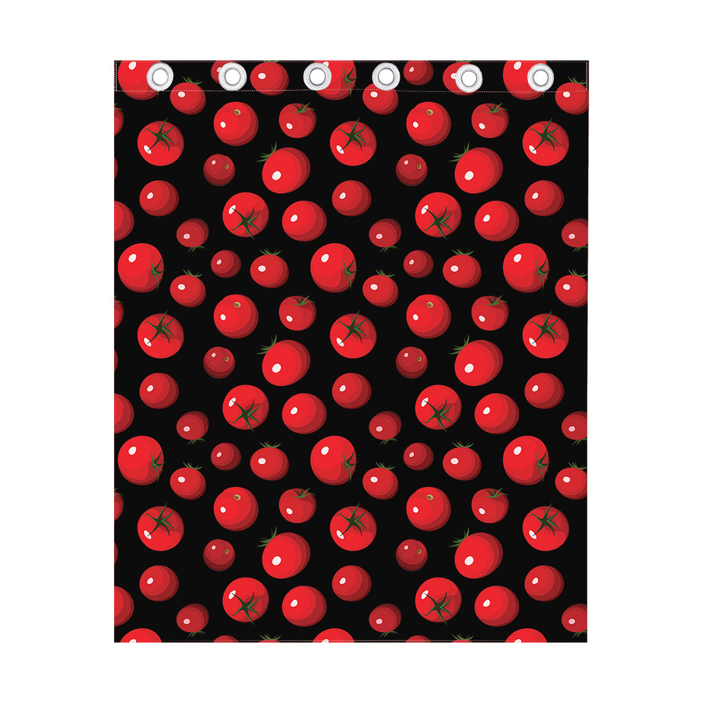 Red Tomato Pattern Print Curtain
