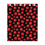 Red Tomato Pattern Print Curtain