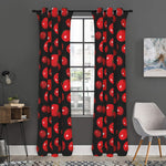 Red Tomato Pattern Print Curtain