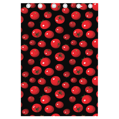 Red Tomato Pattern Print Curtain