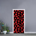 Red Tomato Pattern Print Door Sticker
