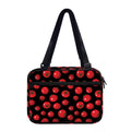 Red Tomato Pattern Print Double Strap Bible Bag