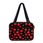 Red Tomato Pattern Print Double Strap Bible Bag