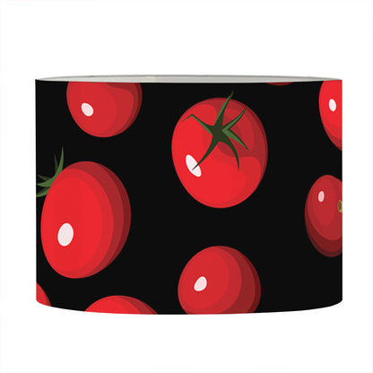 Red Tomato Pattern Print Drum Lamp Shade