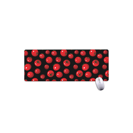 Red Tomato Pattern Print Extended Mouse Pad