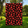 Red Tomato Pattern Print Garden Flag
