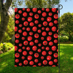 Red Tomato Pattern Print Garden Flag