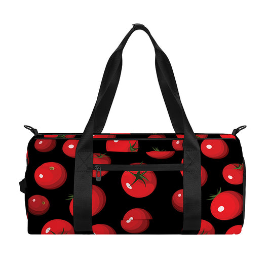 Red Tomato Pattern Print Gym Bag