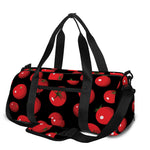 Red Tomato Pattern Print Gym Bag