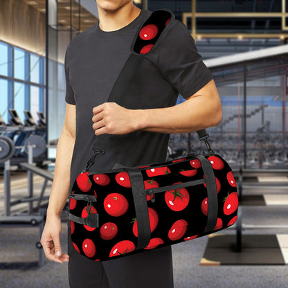 Red Tomato Pattern Print Gym Bag