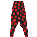 Red Tomato Pattern Print Hammer Pants