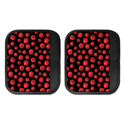 Red Tomato Pattern Print Handle Covers