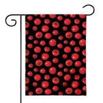 Red Tomato Pattern Print House Flag
