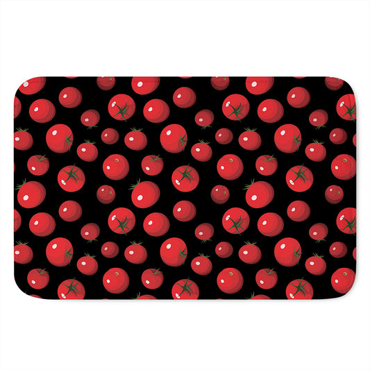 Red Tomato Pattern Print Indoor Door Mat