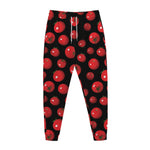Red Tomato Pattern Print Jogger Pants
