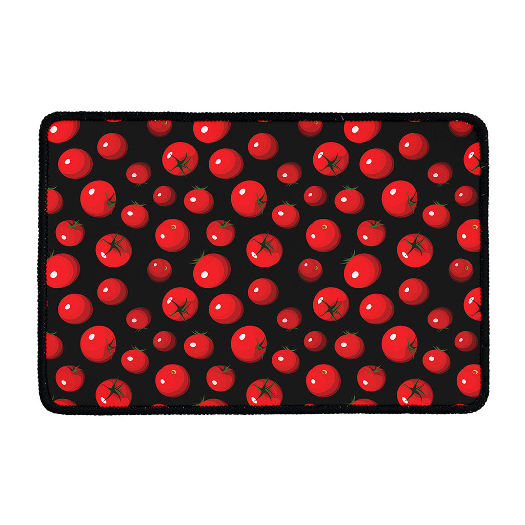 Red Tomato Pattern Print Kitchen Mat