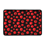 Red Tomato Pattern Print Kitchen Mat