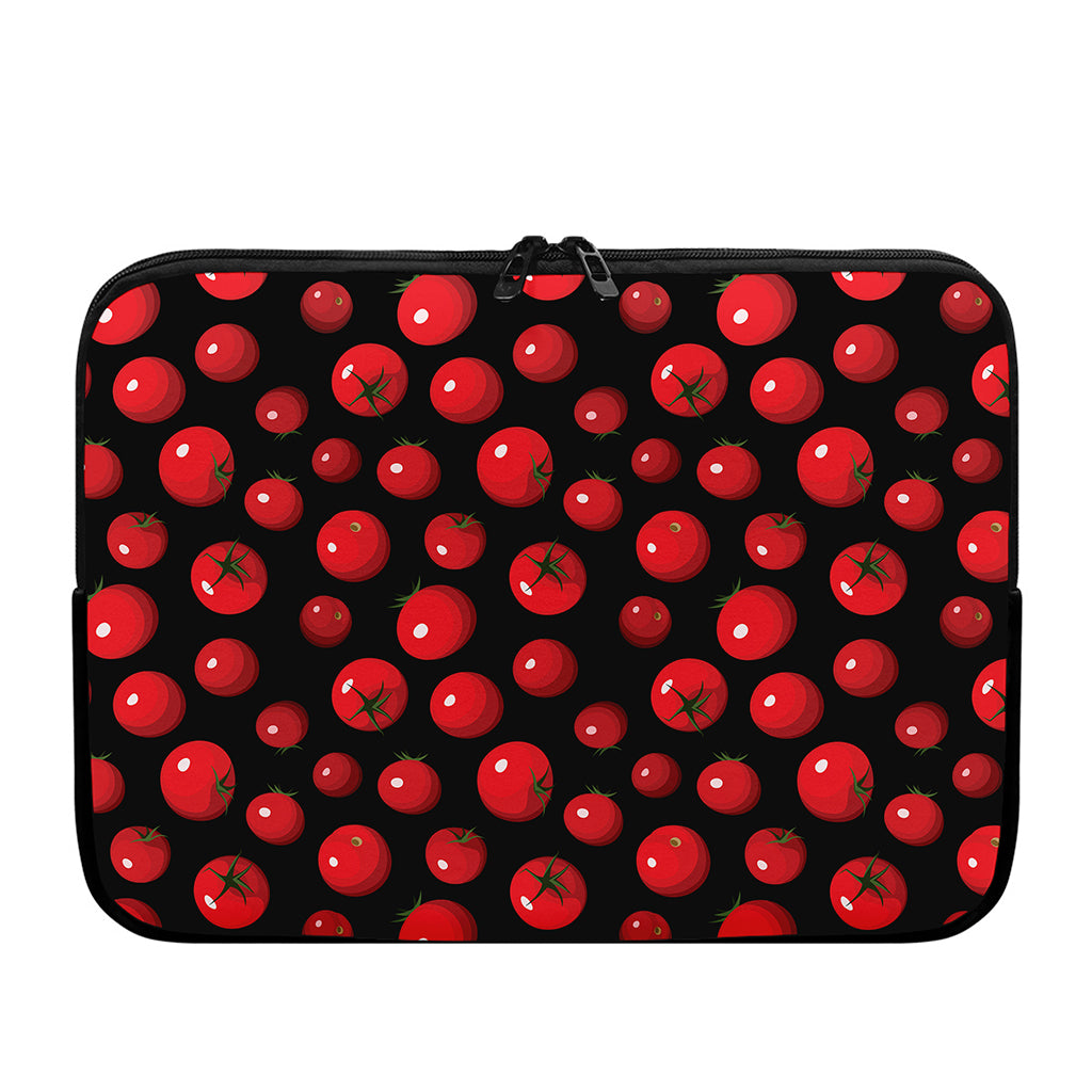 Red Tomato Pattern Print Laptop Sleeve