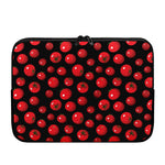 Red Tomato Pattern Print Laptop Sleeve