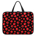 Red Tomato Pattern Print Laptop Sleeve With Handle