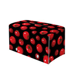 Red Tomato Pattern Print Leather Tissue Box Cover