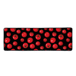 Red Tomato Pattern Print Long Kitchen Mat