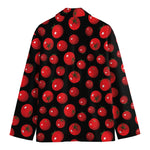 Red Tomato Pattern Print Men's Blazer